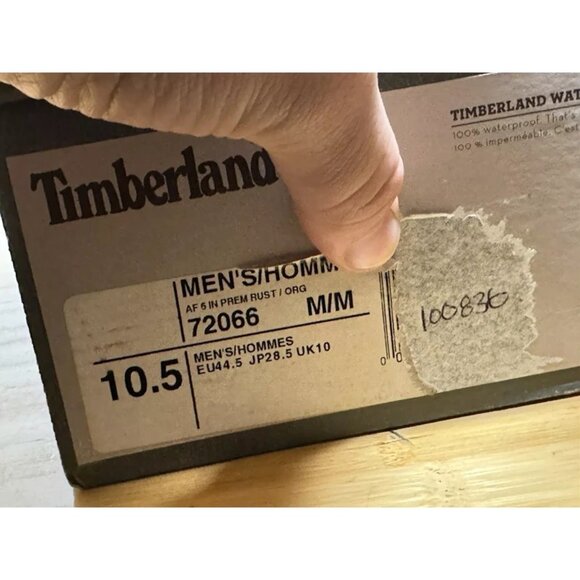 Size 10.5‎ - Men's Timberland Premium 6-Inch Waterproof Boot - Picture 13 of 13